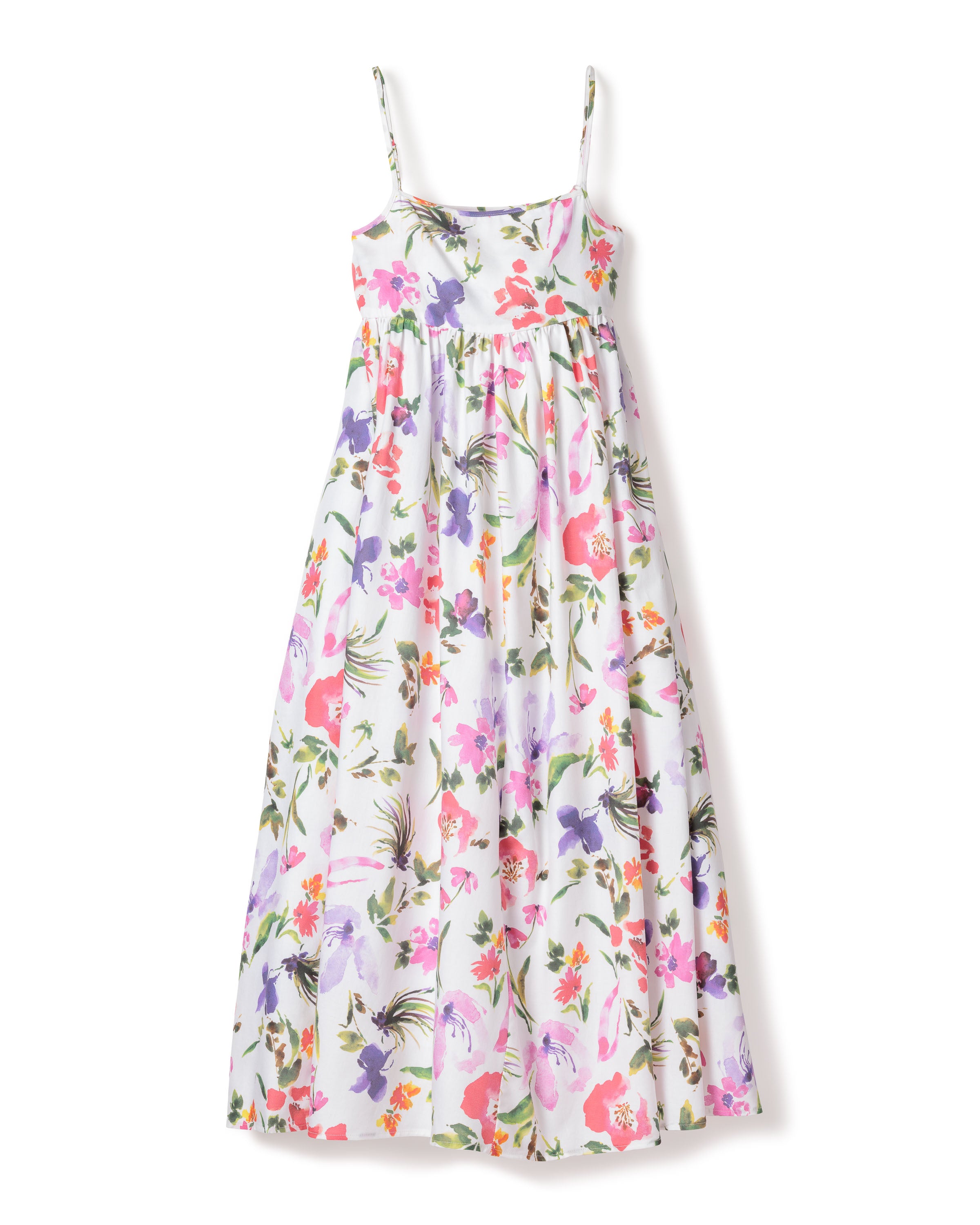 Women's Twill Serene Lounge Dress in Gardens of Giverny