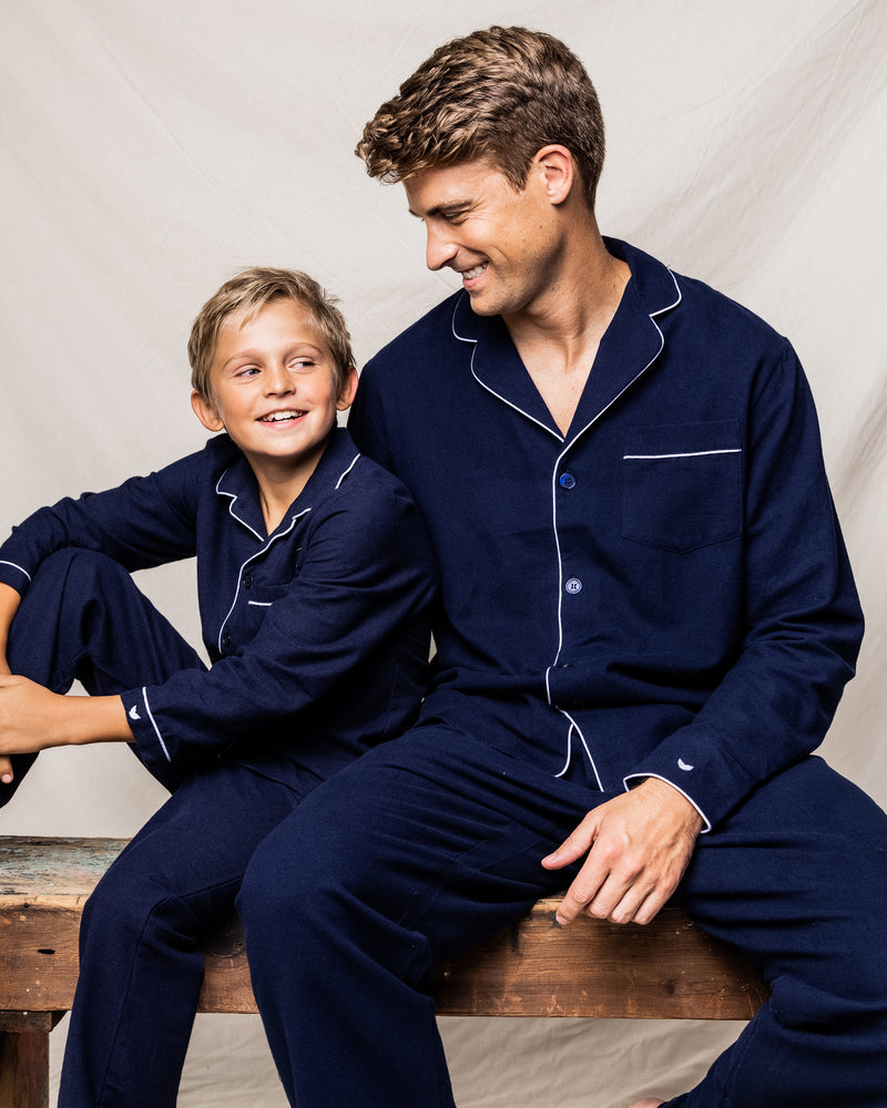 Men's Velvet Logo Long Pajama Set - Men's Loungewear & Pajamas