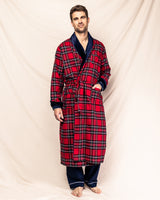 Velvet Trim Abstract Jacquard Robe Jacket - Ready-to-Wear 1AC469