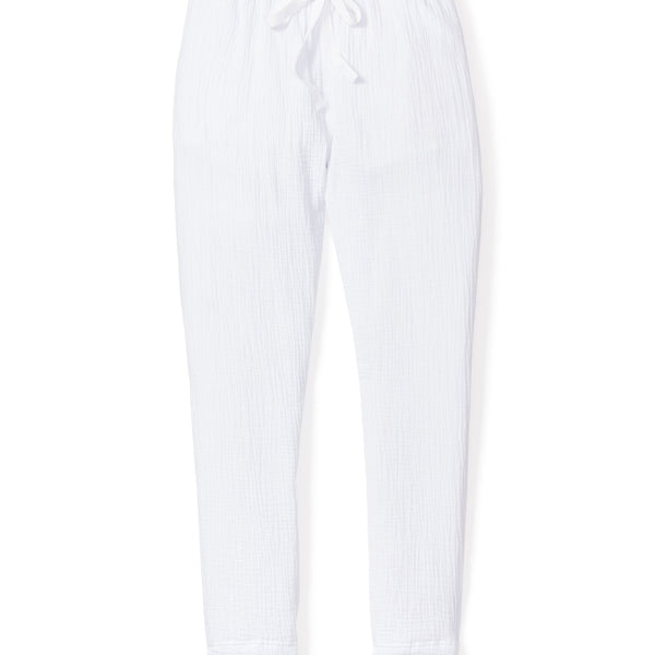 Women's white striped Pants