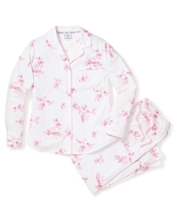 Luxury Baby Pink Silk Pajama Set (Initials Available)