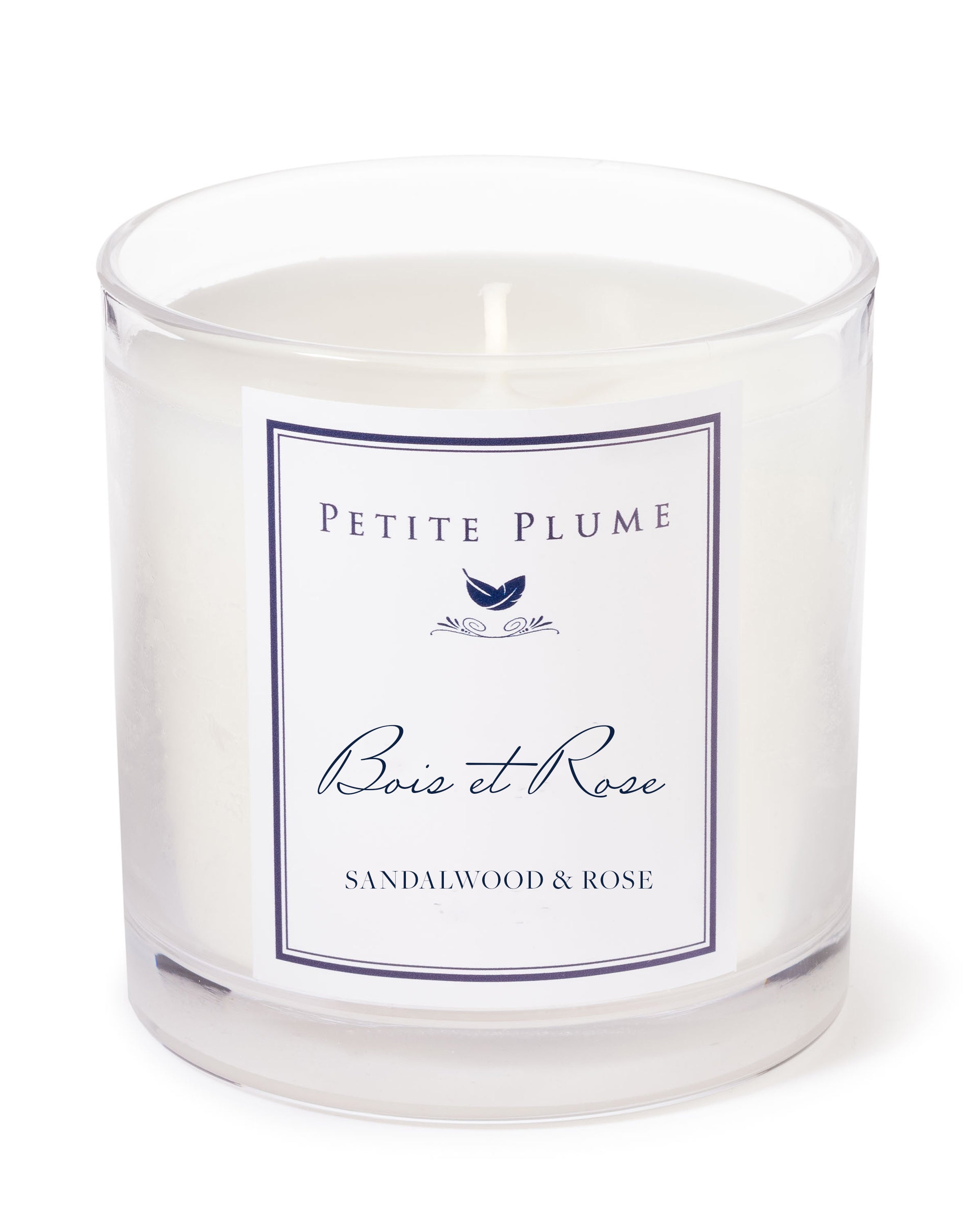 Petite Plume Bois et Rose Candle