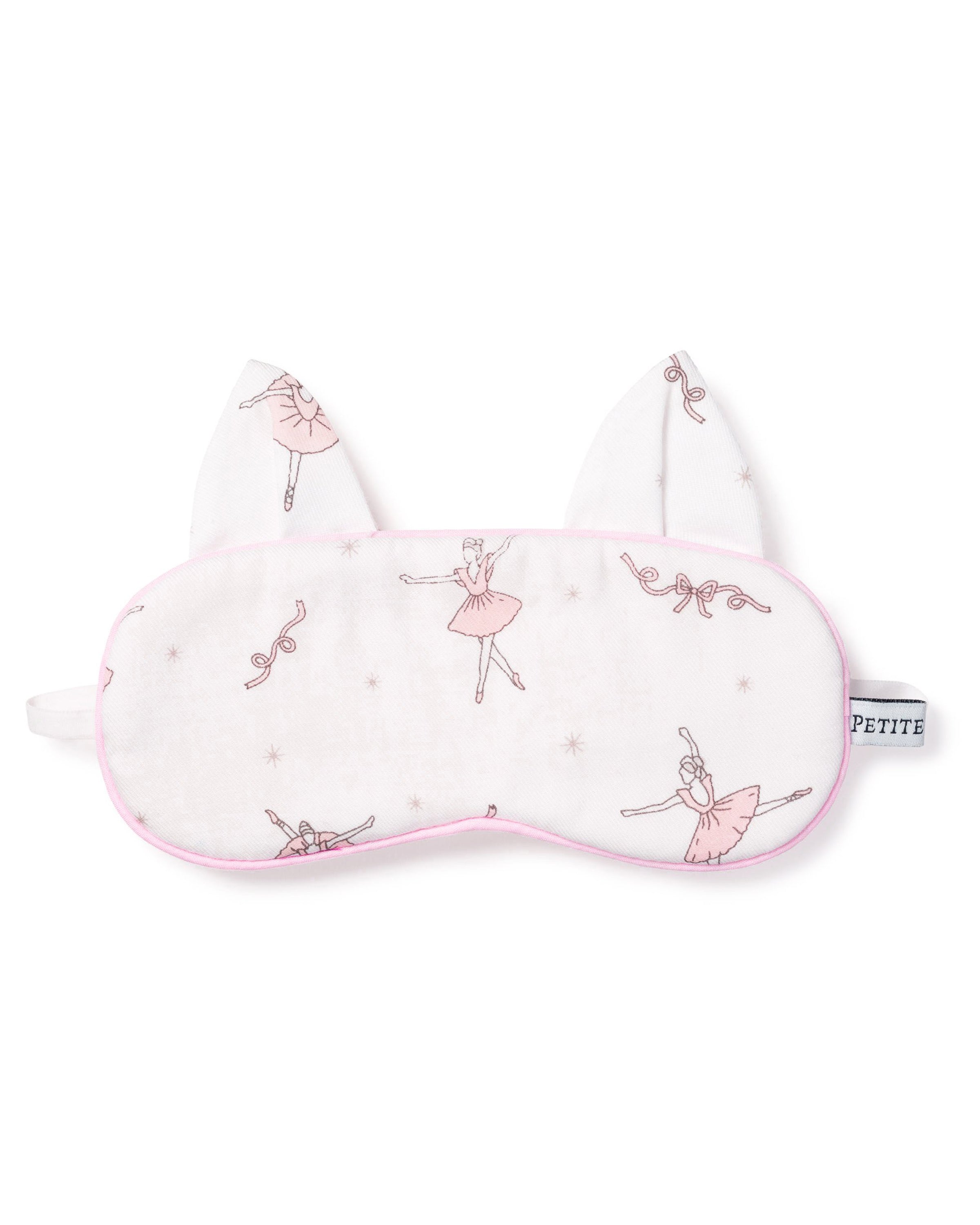 Kid's Twill Kitty Sleep Mask in Sugar Plum Fairy