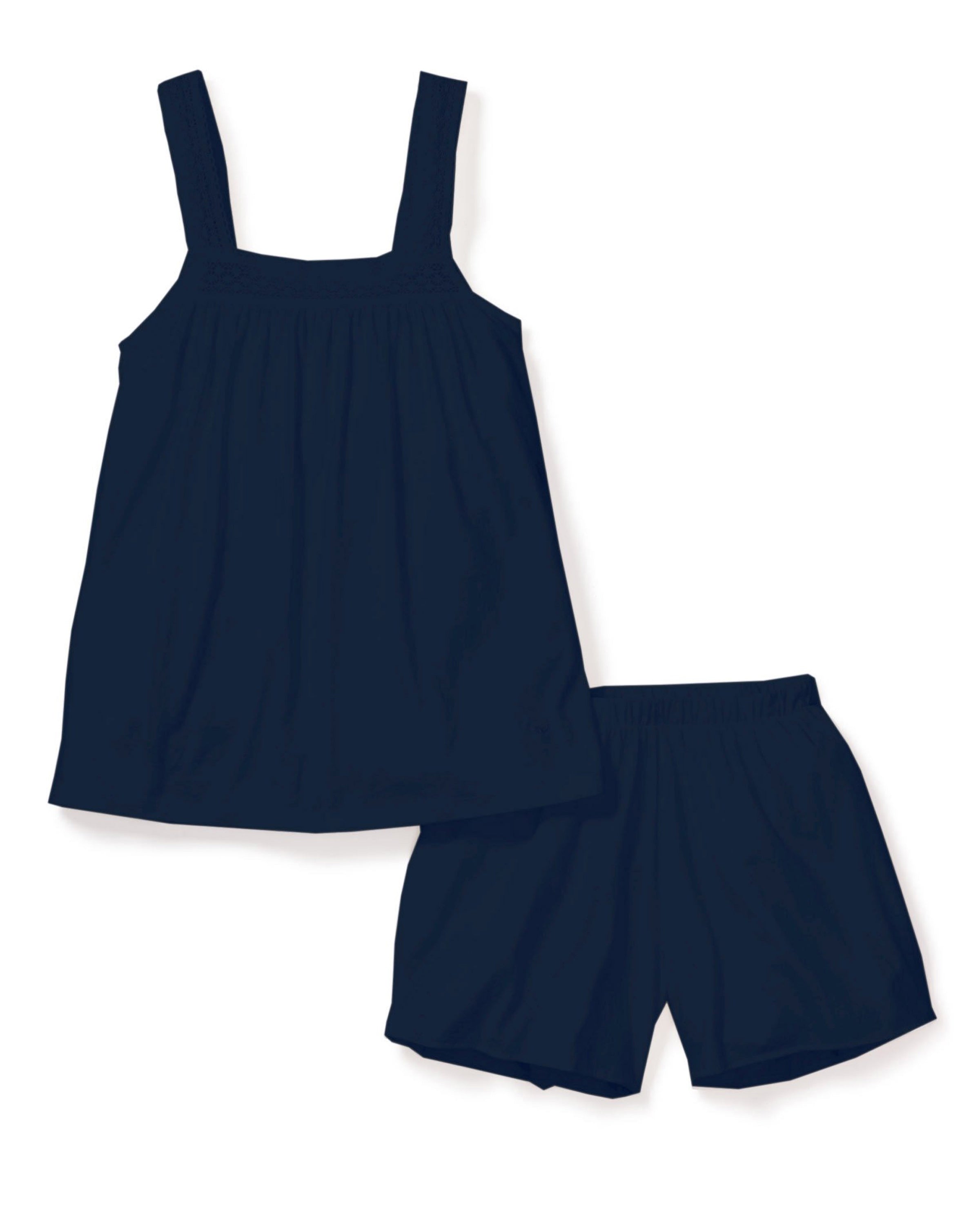 Women's Pima Camille Short Set in Navy