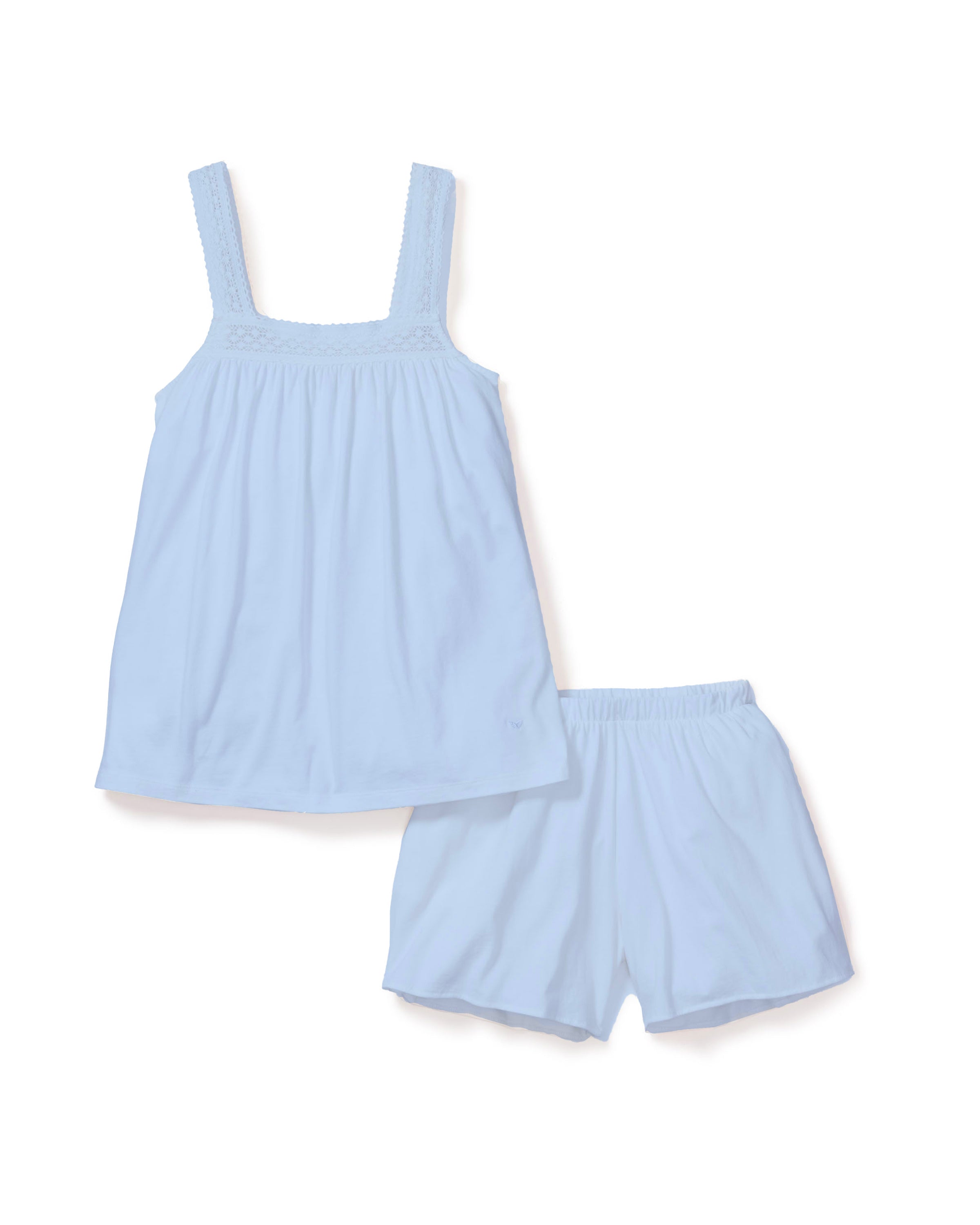 Women's Pima Camille Short Set in Periwinkle