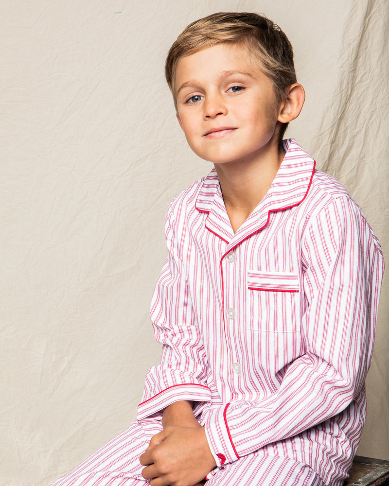 Child Kids Silk Satin Pajamas Set Short Sleeve Button-Down Sleepwear  Loungewear